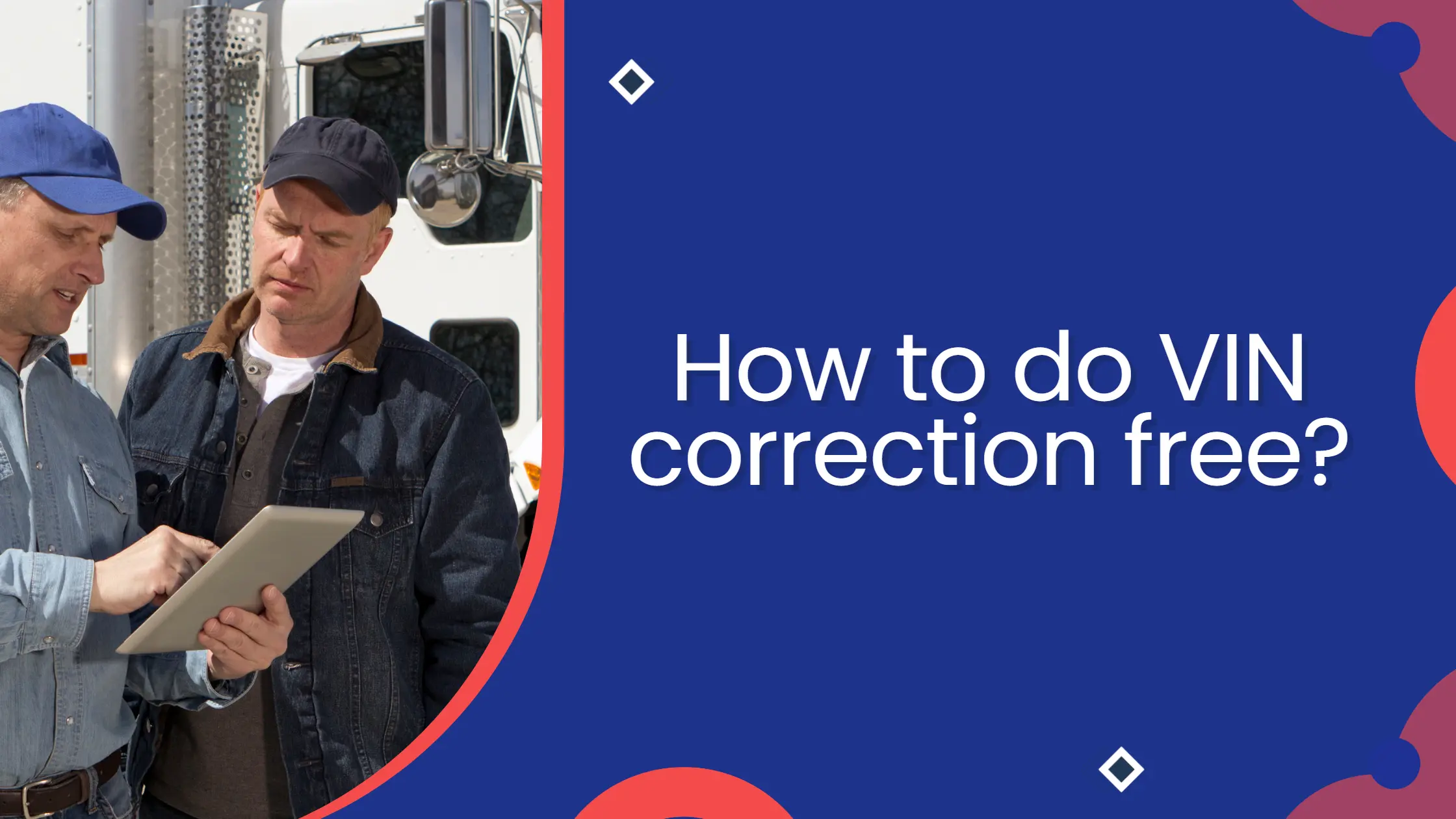 How to do VIN Correction for Free